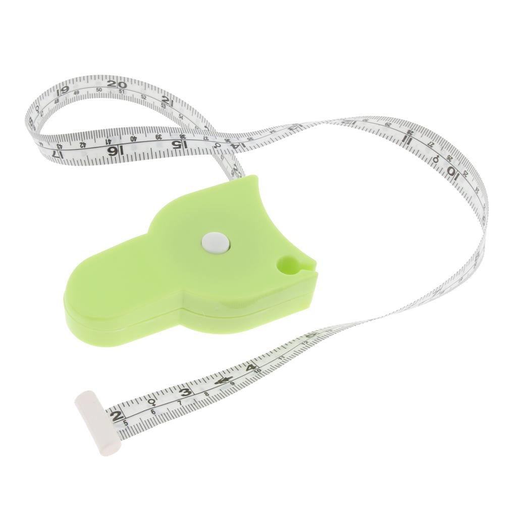 Body Tape Measure, Waist Tape Measure, Body Fat Measuring Tape  Green