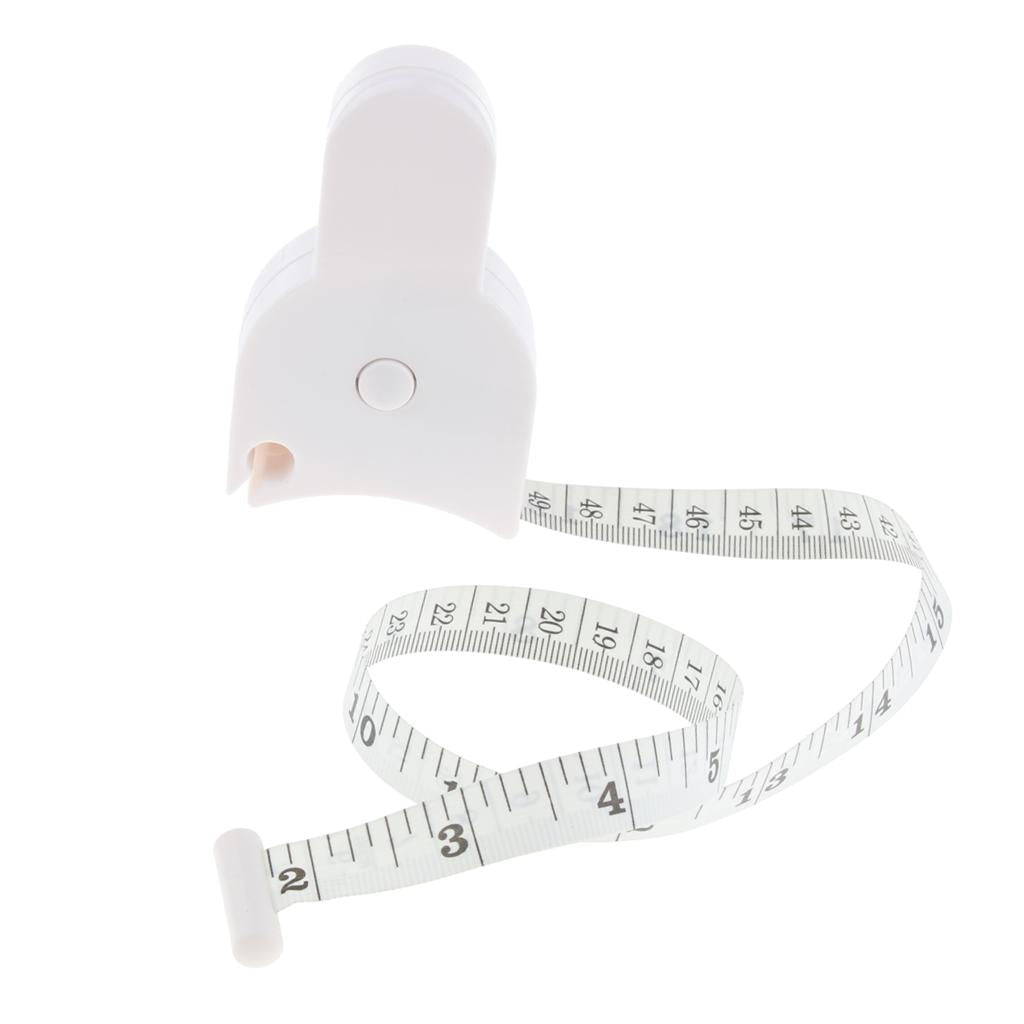 Retractable Body Tape Measure, Waist Tape Measure - Body Fat Measuring Tape
