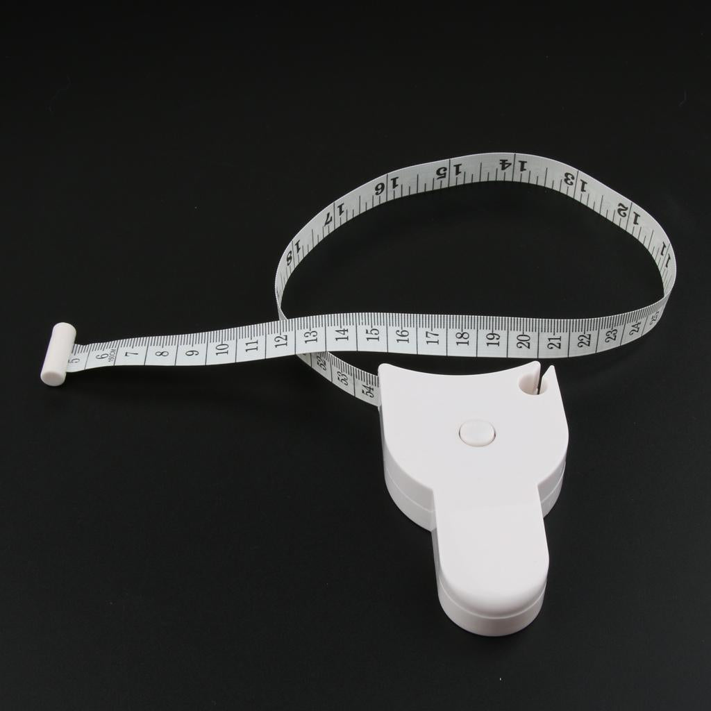 Retractable Body Tape Measure, Waist Tape Measure - Body Fat Measuring Tape