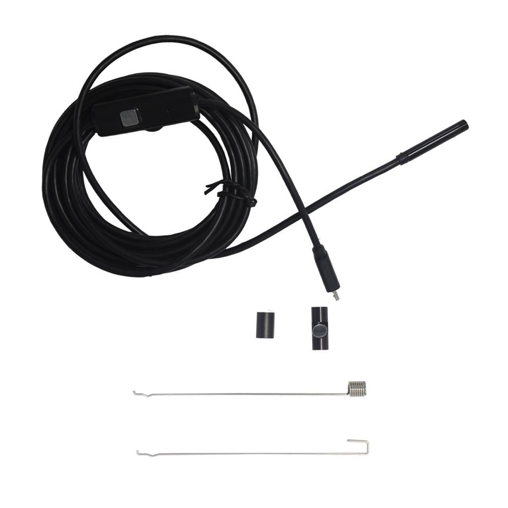 Waterproof Borescope Soft Wire Camera 0.3MP Repair Inspection 5.5mm 5m