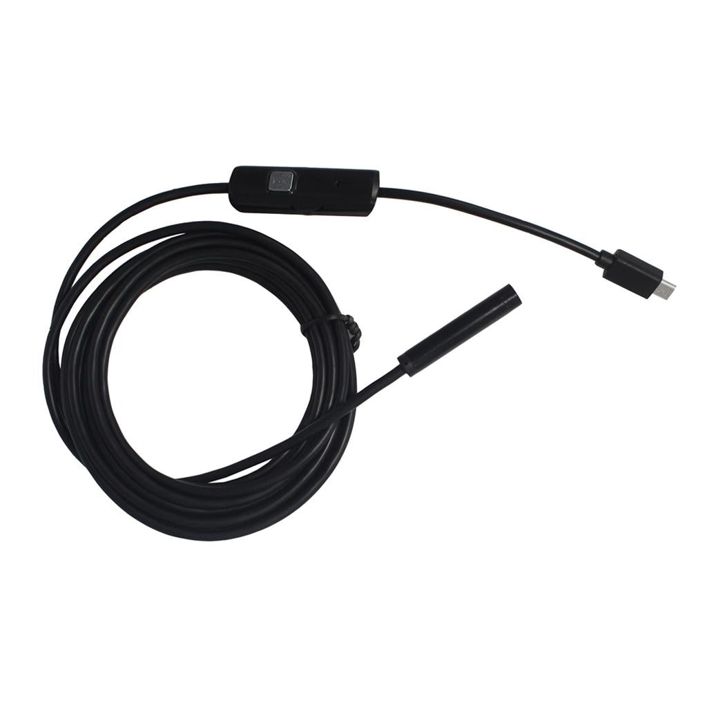 Waterproof Borescope Soft Wire Camera 0.3MP Repair Inspection 7mm 3m