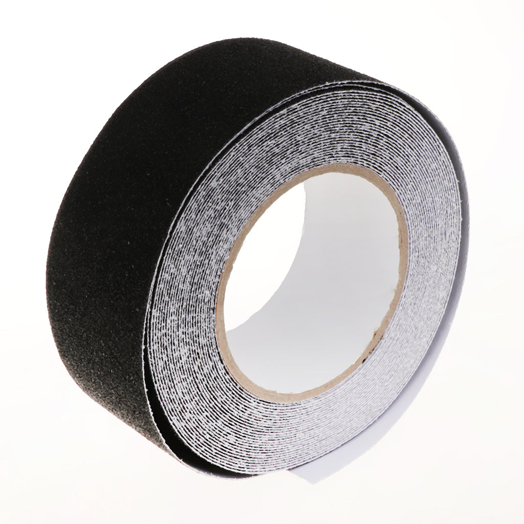 5cm Anti Slip Tape Stair Safety Backed Strong Self Adhesive Grip Black 10m