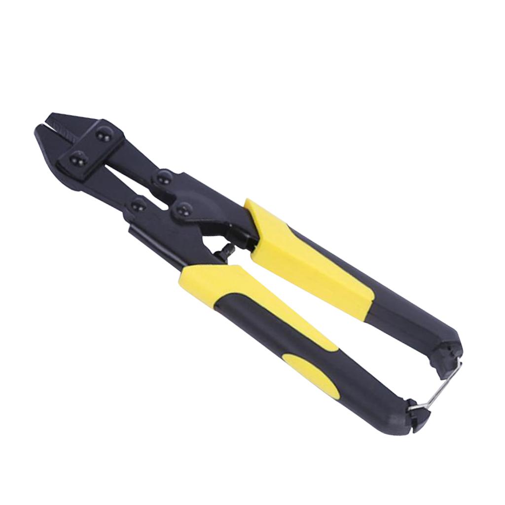 8 Inch Handheld Heavy-Duty Bolt and Wire Cutter Steel Snips Grommet Removal