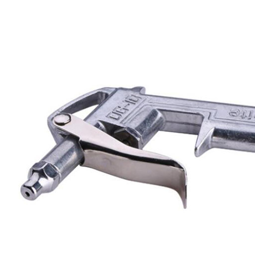 Air Compressor Dust Blow Duster Trigger Handle Alloy Nozzle Long Spout
