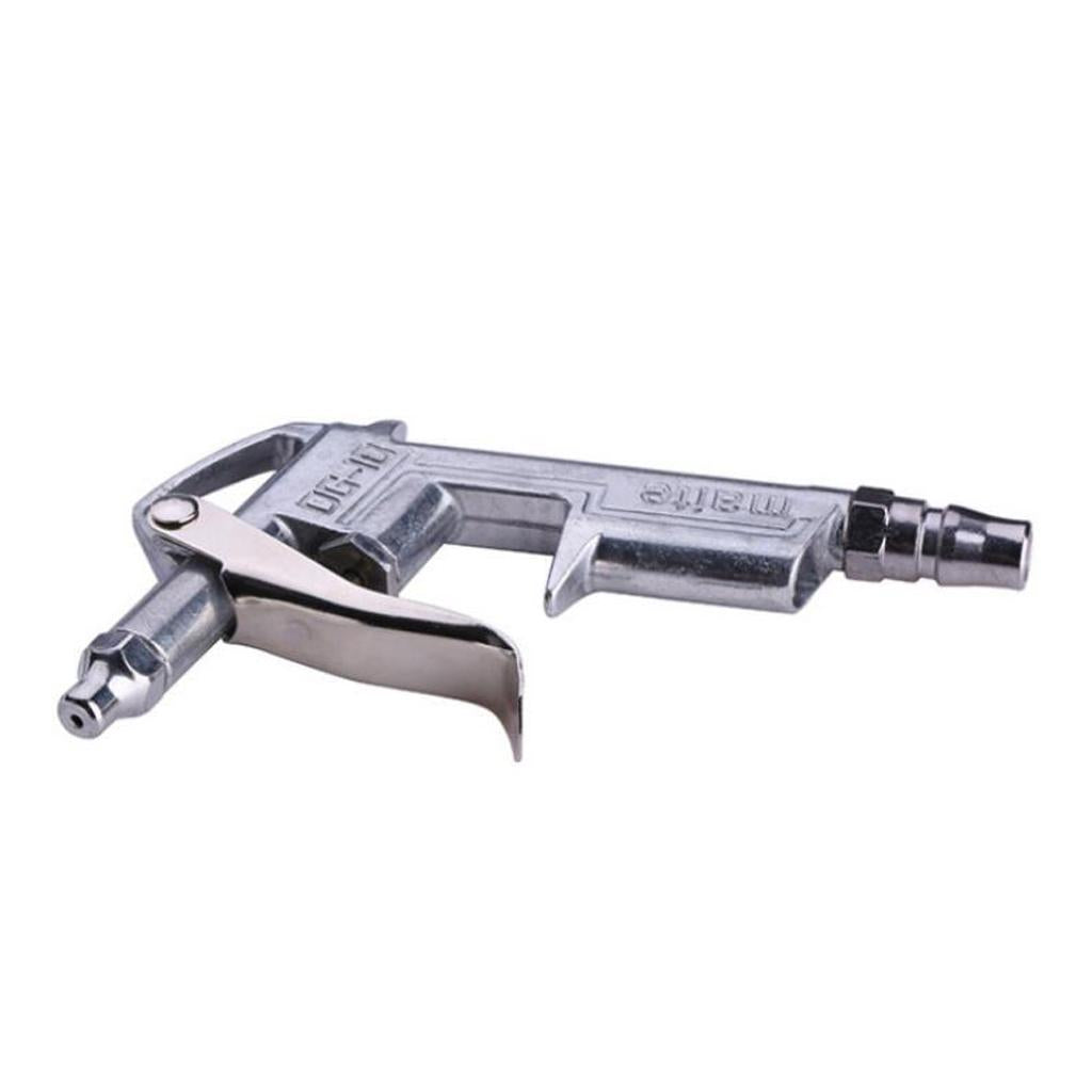 Air Compressor Dust Blow Duster Trigger Handle Alloy Nozzle Long Spout