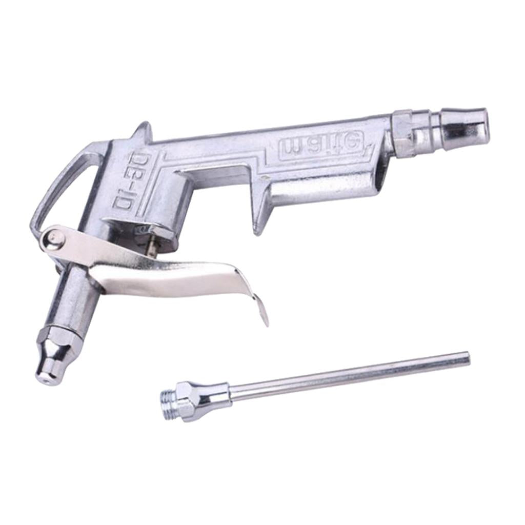 Air Compressor Dust Blow Duster Trigger Handle Alloy Nozzle Long Spout