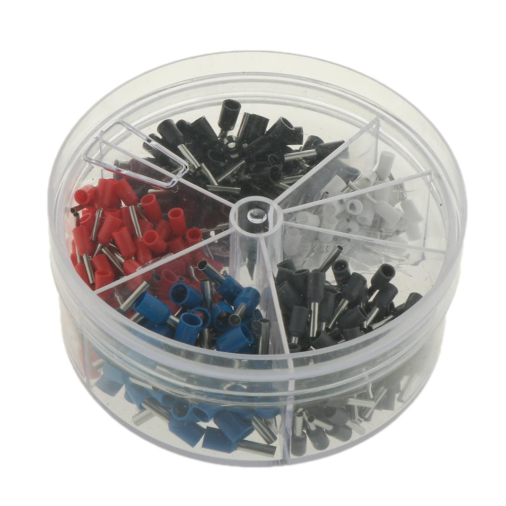 400 Pieces Insulated Cord Pin End Terminal Wire Crimp Connector Bootlace Ferrules