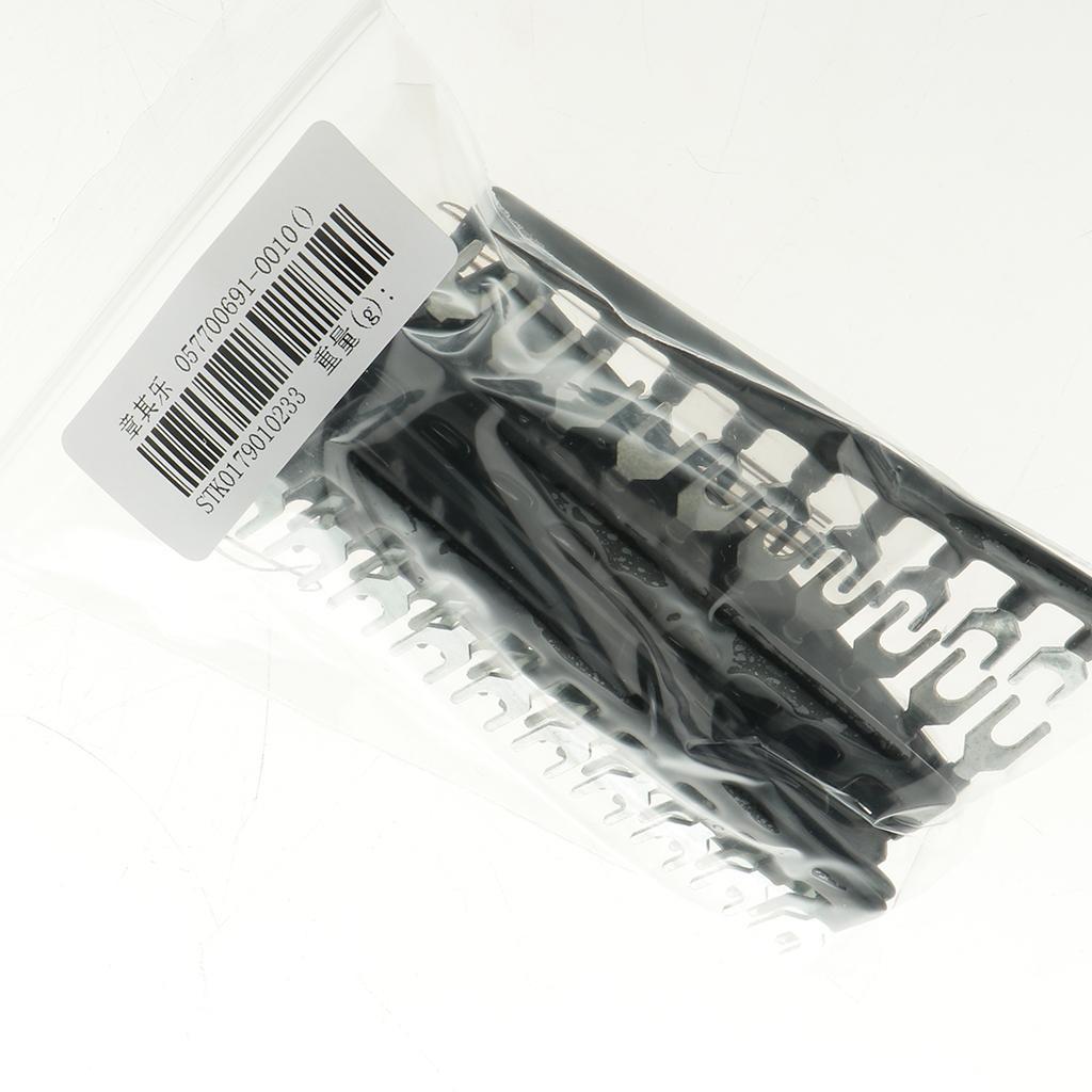 10Positions Fork pre-Insulated Terminal Block Barrier Jumper Strip  Black