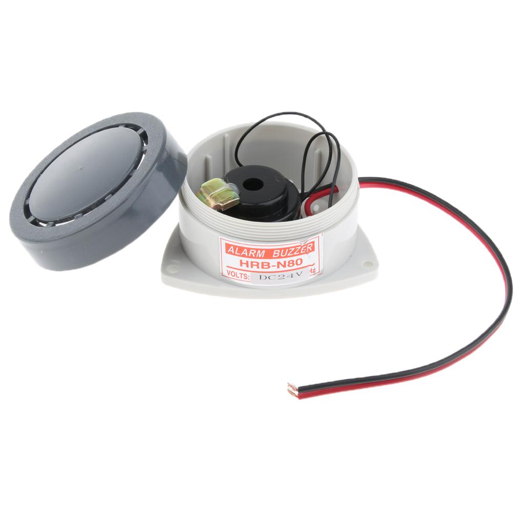 24V Industrial 95dB Loud Security Sound Alarm Buzzer Siren Horn Speaker