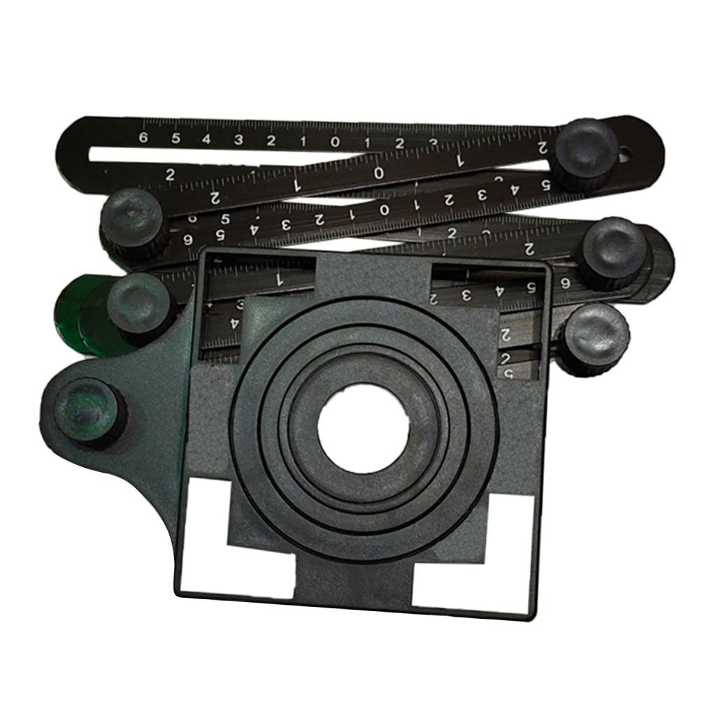 Universal Angularizer Ruler Angleizer Template Multi Function Angle Measure Tool, Easy to Use