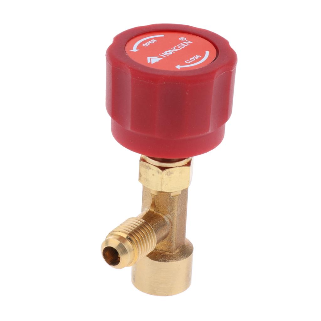 1/4inch Thread Can Tap Refrigerant Valve Bottle Opener for R134a Refrigerant