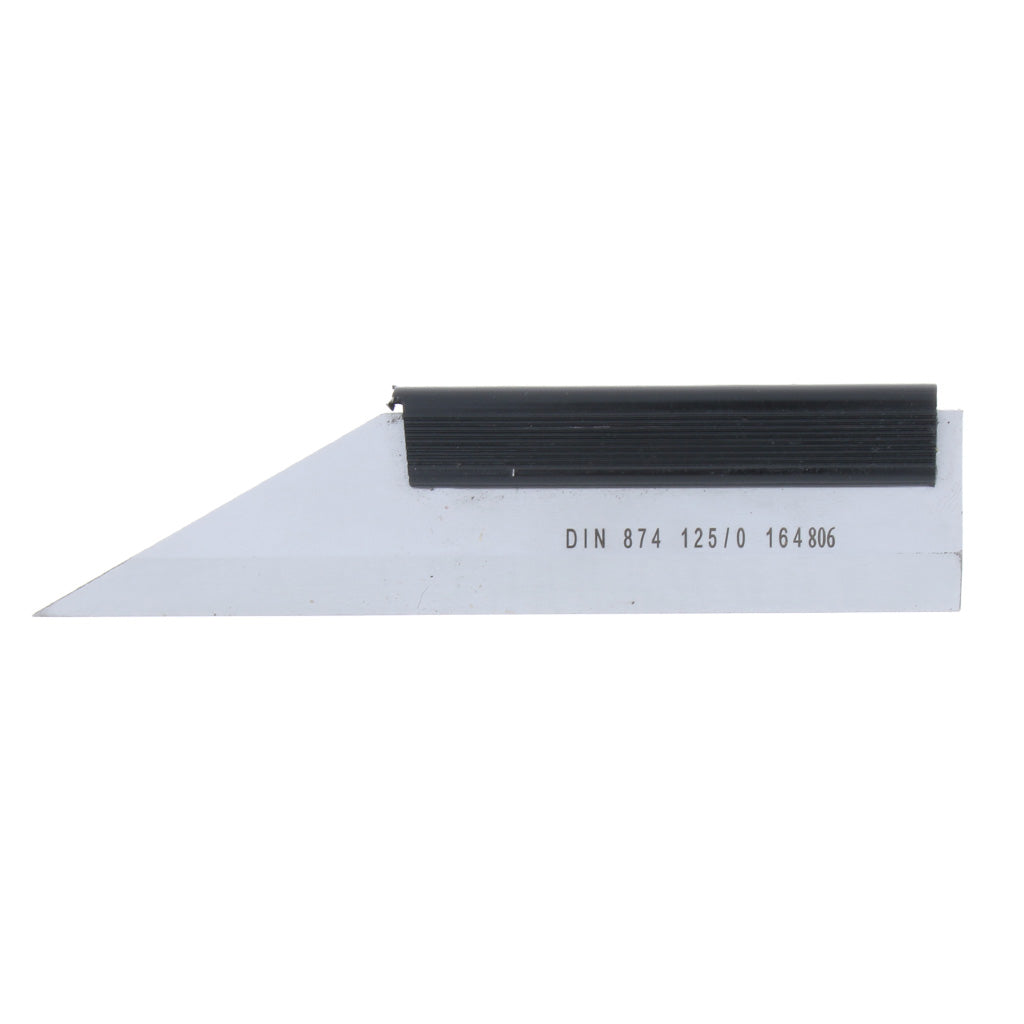 Machinist Square Precision Layout Straight Edge Ruler for Flat Measuring 125mm