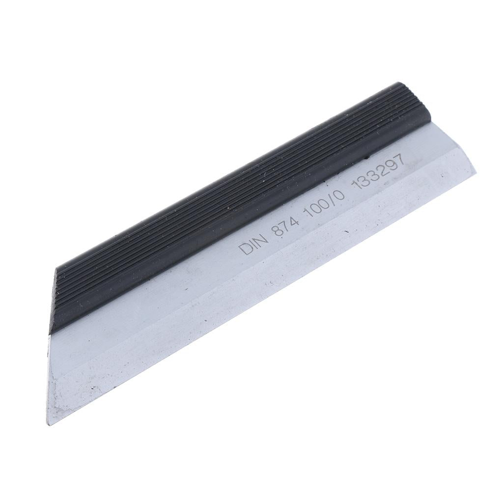 Machinist Square Precision Layout Straight Edge Ruler for Flat Measuring 100mm