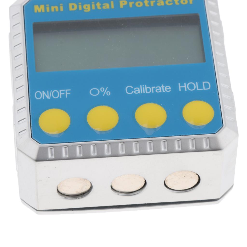 360 Degree Digital Inclinometer With Bubble Digital Protractor Bevel