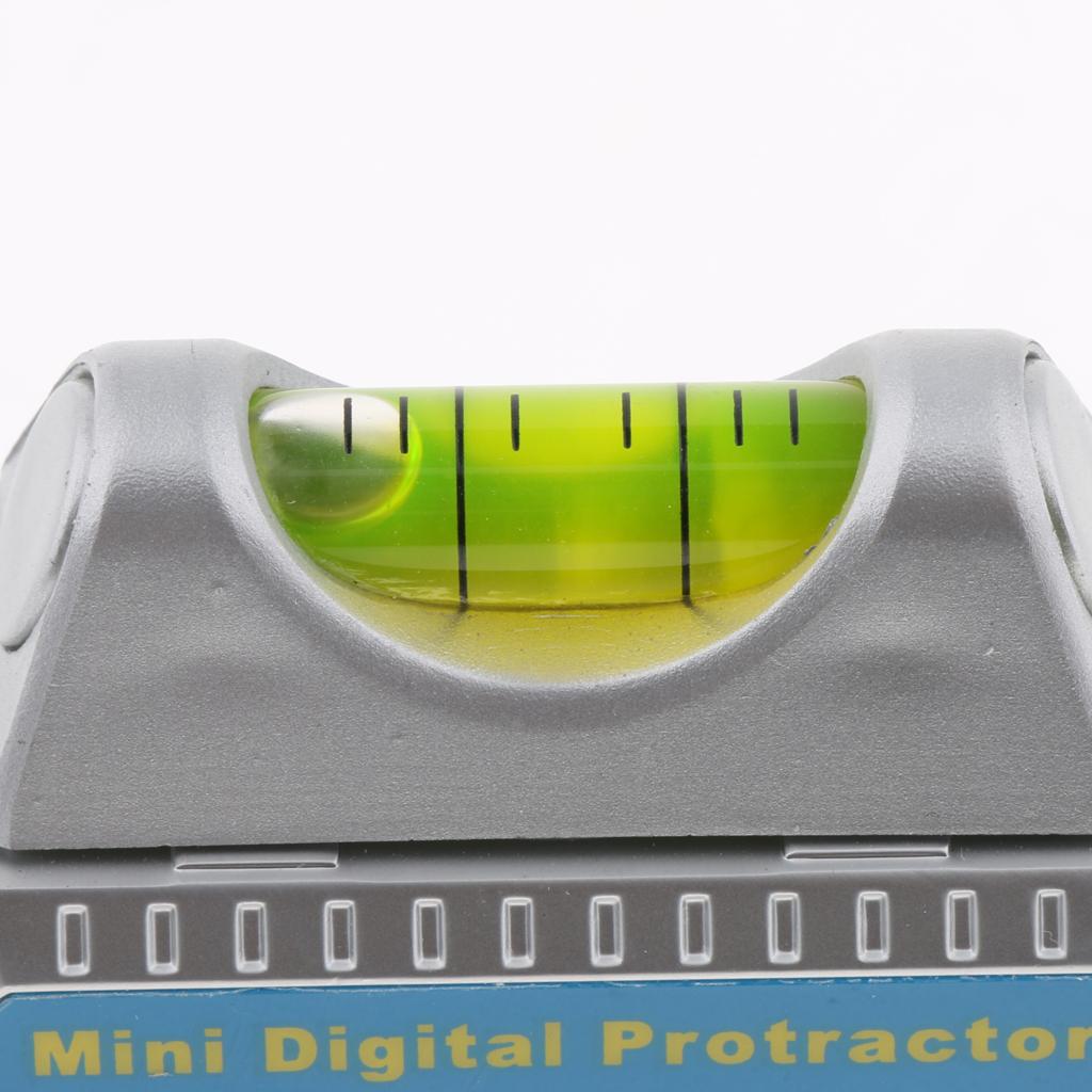 360 Degree Digital Inclinometer With Bubble Digital Protractor Bevel