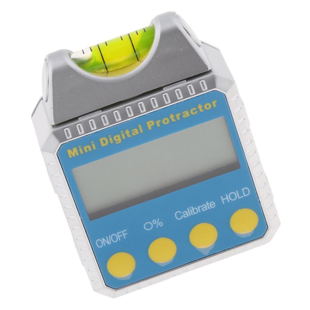 360 Degree Digital Inclinometer With Bubble Digital Protractor Bevel