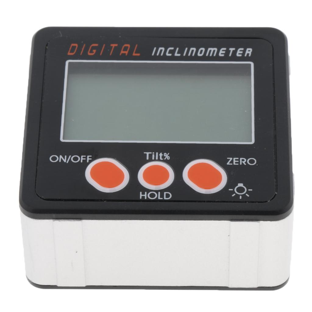 Digital Inclinometer Protractor Angle Finder Bevel Gauge Level Box IP54