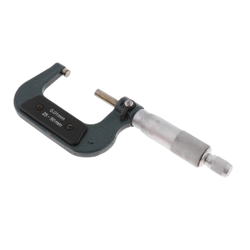 Digital Outside Micrometer with Carbide Tip 25-50mm Measuring Range