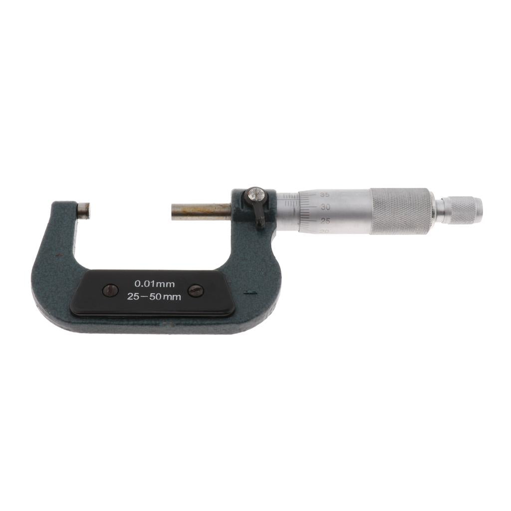 Digital Outside Micrometer with Carbide Tip 25-50mm Measuring Range