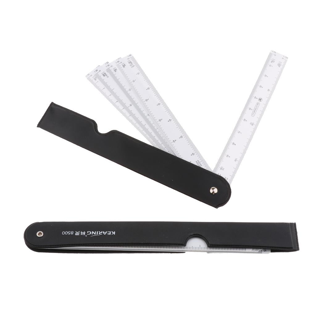 Scale Ruler Measuring Clothing Grading Ruler Engineering Drawing 6 Blades Heavy Duty