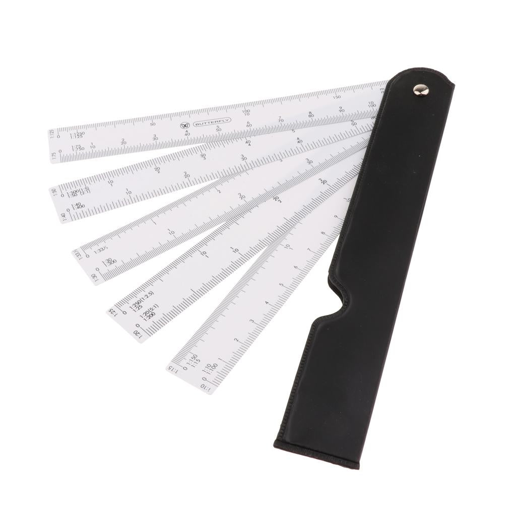 Architects Scale Ruler 5 Scales for Engineering Architects Multifunctional