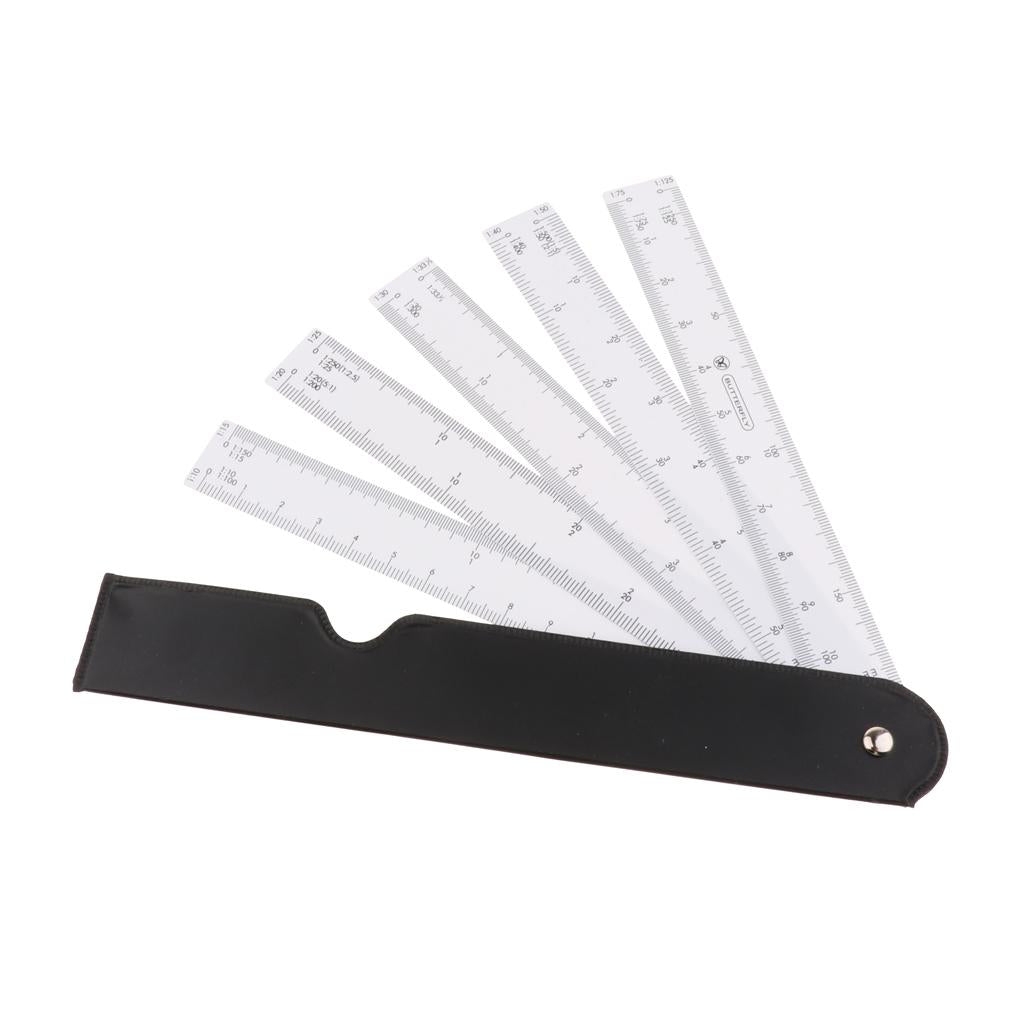 Architects Scale Ruler 5 Scales for Engineering Architects Multifunctional