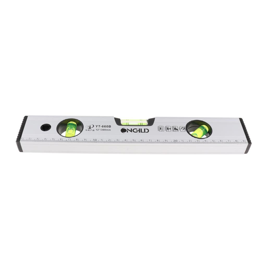 300/400/500mm High Precision Magnetic Aluminum Alloy Ruler Spirit Level 30cm