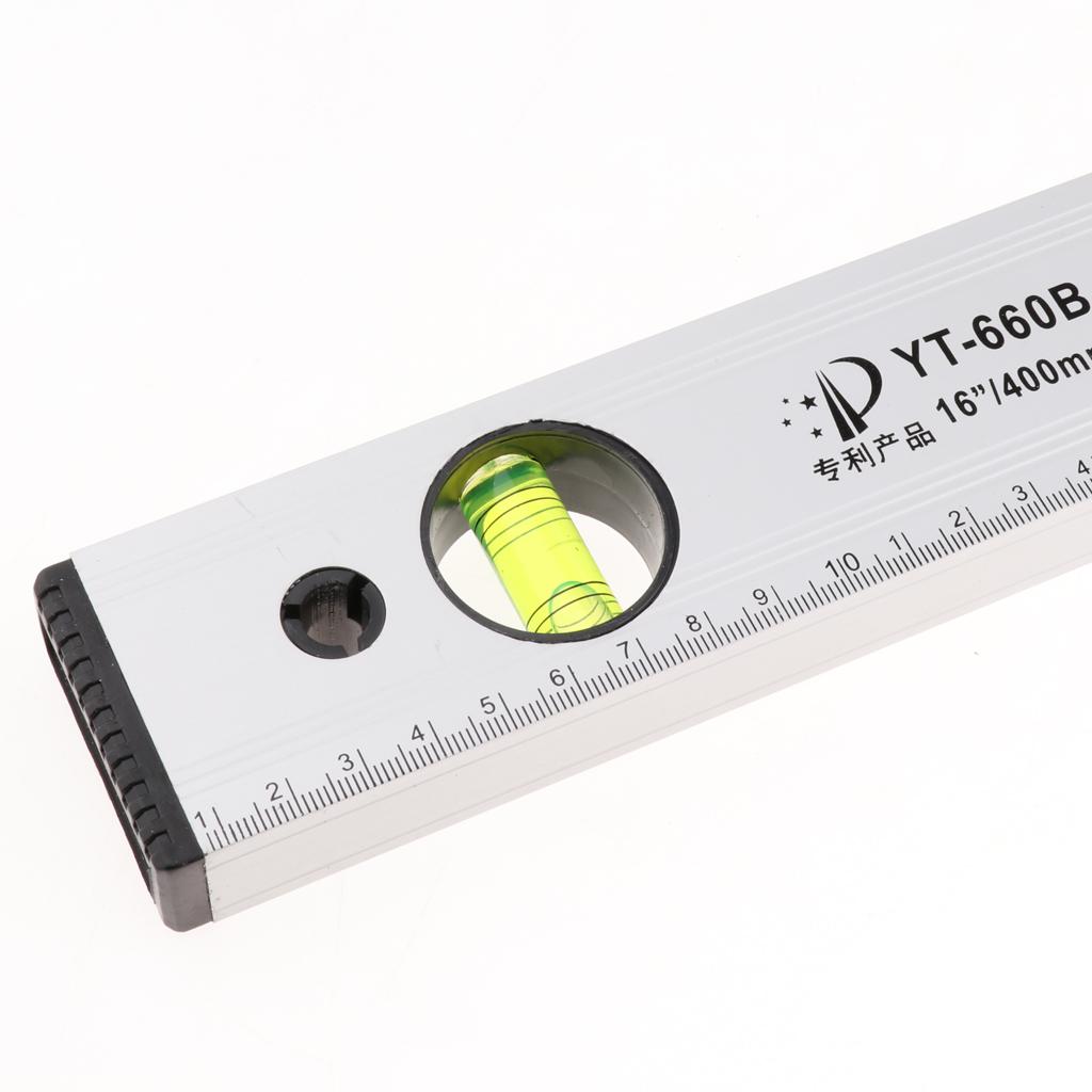 300/400/500mm High Precision Magnetic Aluminum Alloy Ruler Spirit Level 40cm