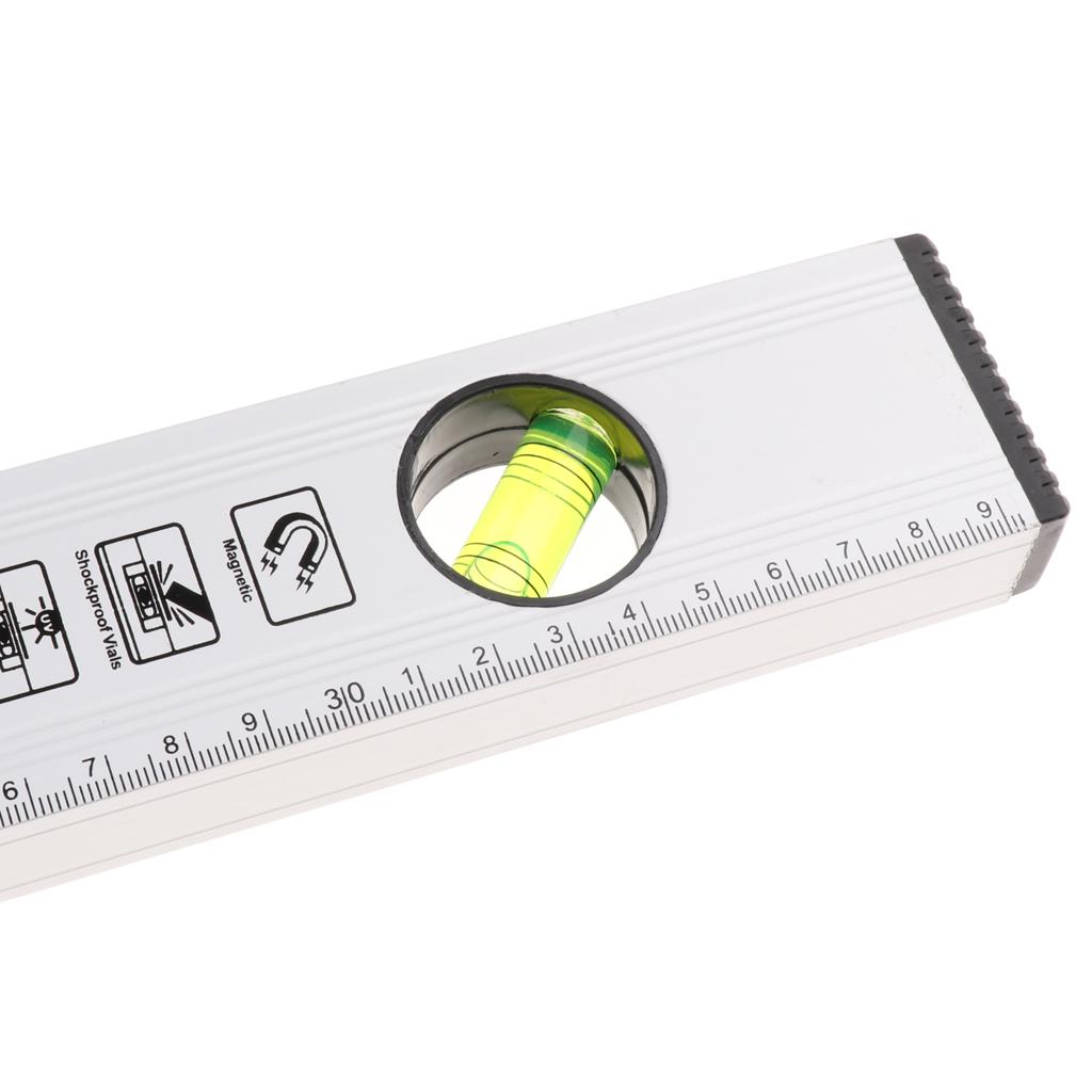 300/400/500mm High Precision Magnetic Aluminum Alloy Ruler Spirit Level 40cm