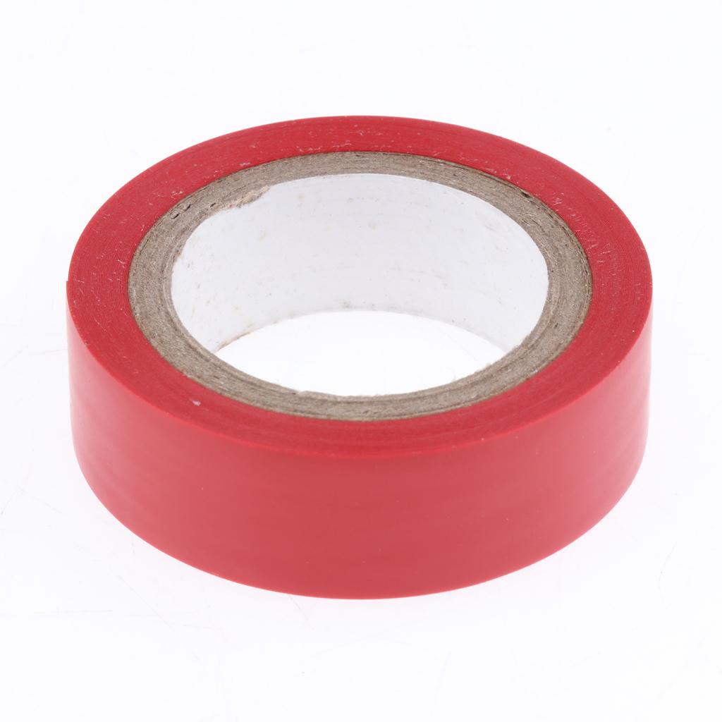 10 Rolls Electrical PVC Insulation Tape, Flame Retardant Tape, Multi-Color 5m