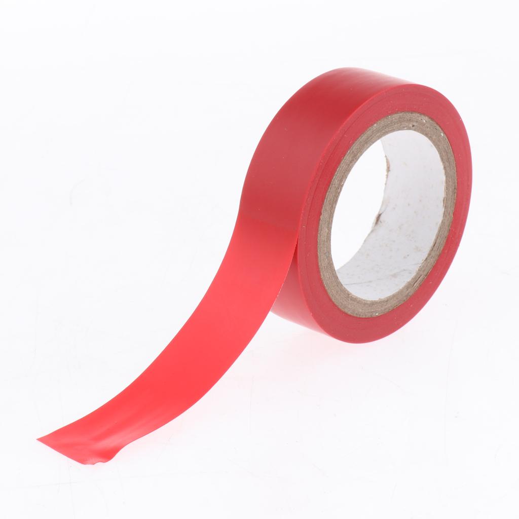 10 Rolls Electrical PVC Insulation Tape, Flame Retardant Tape, Multi-Color 5m