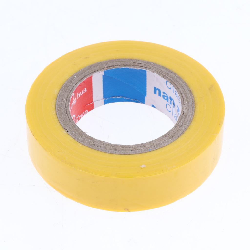 10 Rolls Electrical PVC Insulation Tape, Flame Retardant Tape, Multi-Color 10m