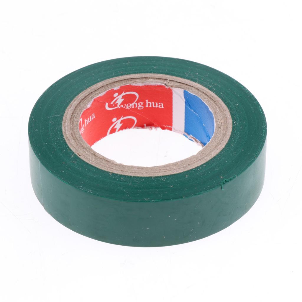 10 Rolls Electrical PVC Insulation Tape, Flame Retardant Tape, Multi-Color 10m