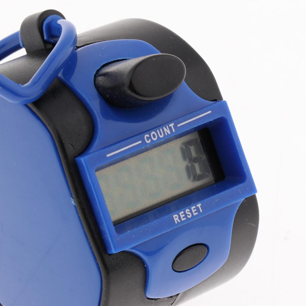 Tally Counter Handheld Digit Number Lap Counter Manual Mechanical  Blue