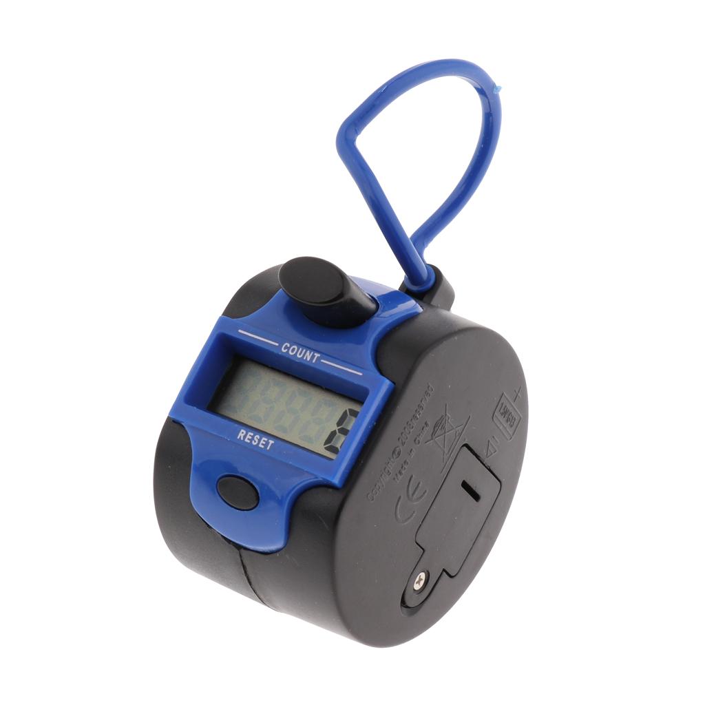 Tally Counter Handheld Digit Number Lap Counter Manual Mechanical  Blue