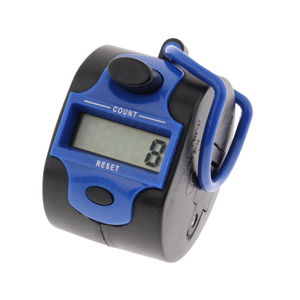 Tally Counter Handheld Digit Number Lap Counter Manual Mechanical  Blue