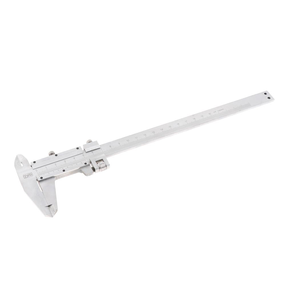 9 Inch 200mm X 0.02mm Stainless Manual Vernier Caliper Scale Ruler Mm Metric