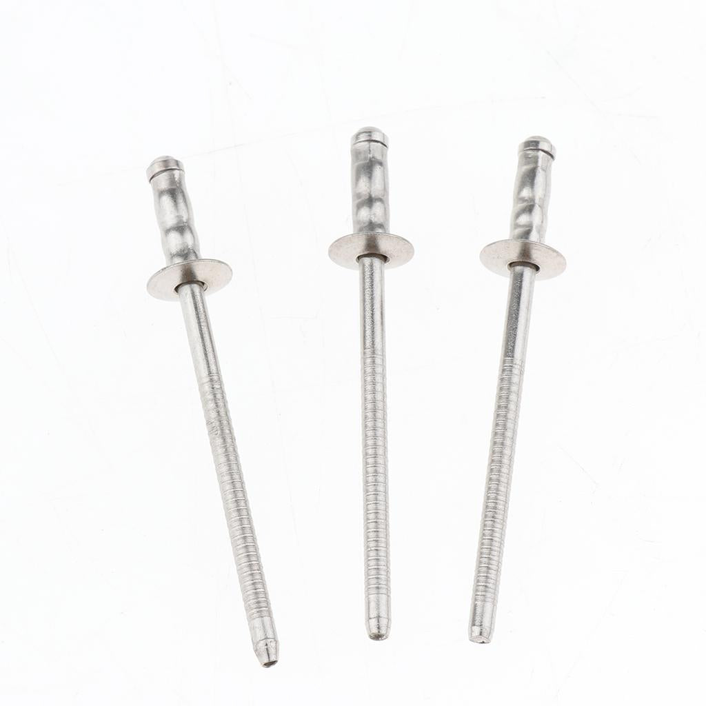 DOME HEAD POP RIVETS OPEN BLIND STAINLESS STEEL 50pcs 3mm dia