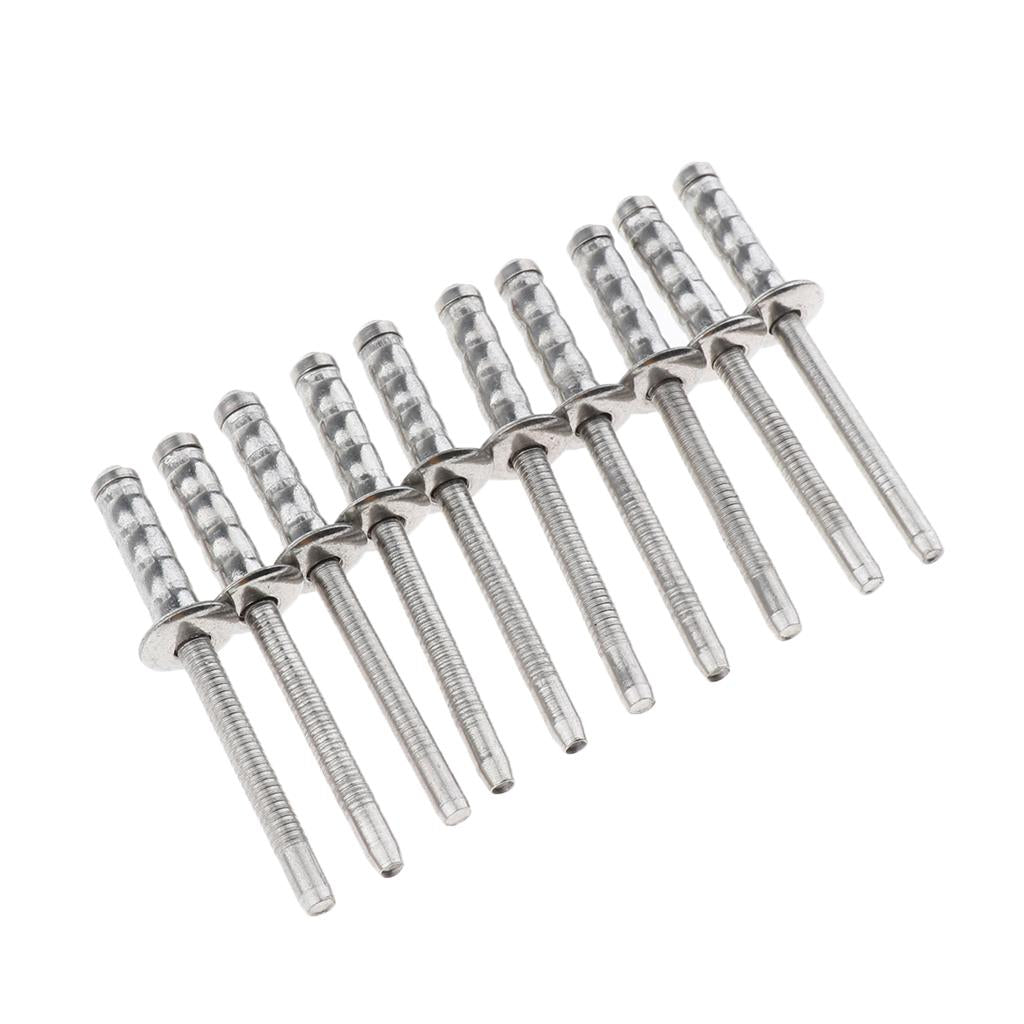 DOME HEAD POP RIVETS OPEN BLIND STAINLESS STEEL 10pcs 5mm dia