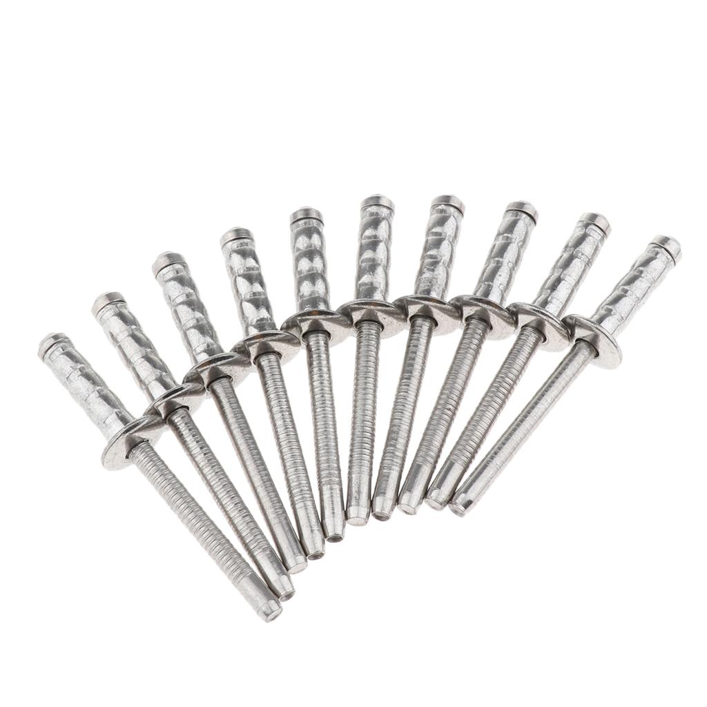 DOME HEAD POP RIVETS OPEN BLIND STAINLESS STEEL 10pcs 5mm dia