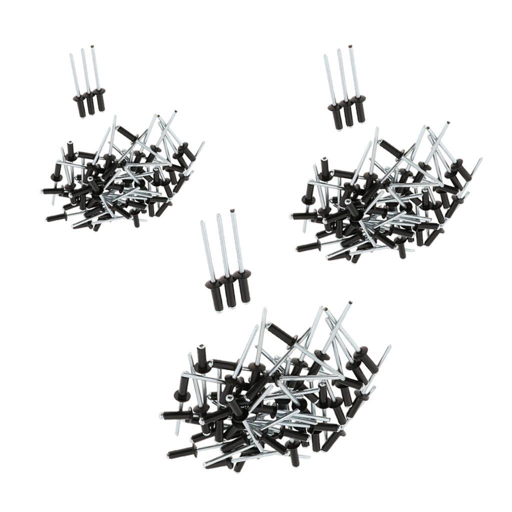 DOME HEAD POP RIVETS OPEN BLIND STAINLESS STEEL 4mm dia 50pcs