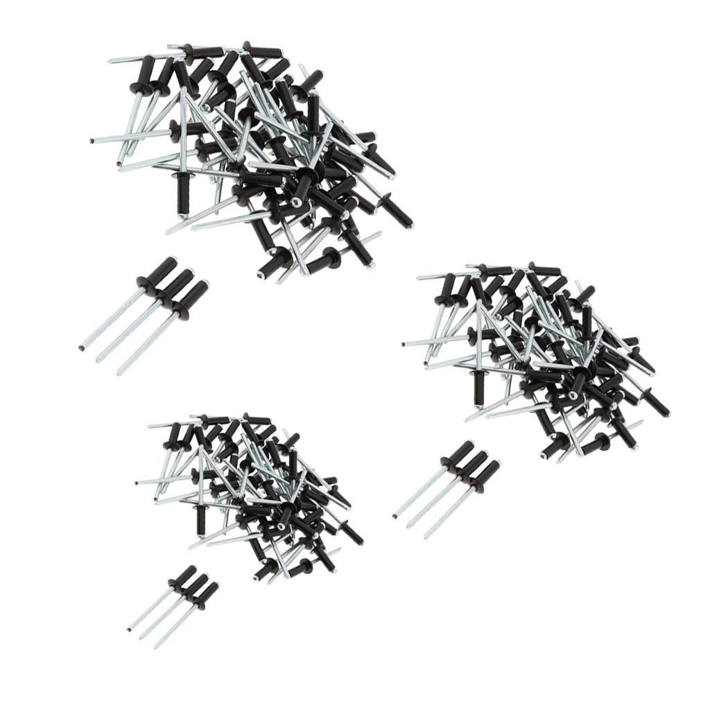 DOME HEAD POP RIVETS OPEN BLIND STAINLESS STEEL 4mm dia 50pcs