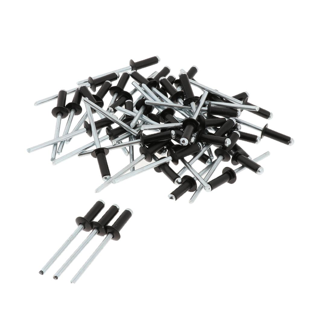 DOME HEAD POP RIVETS OPEN BLIND STAINLESS STEEL 4mm dia 50pcs