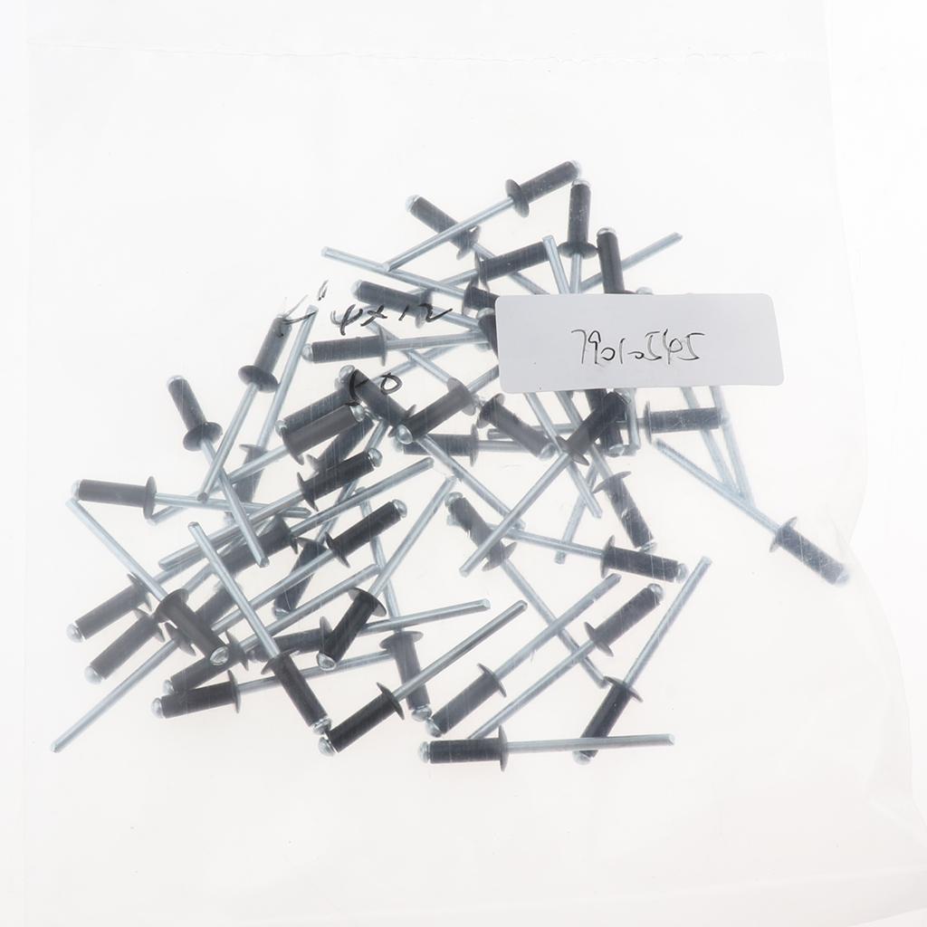 DOME HEAD POP RIVETS OPEN BLIND STAINLESS STEEL 4mm dia 50pcs