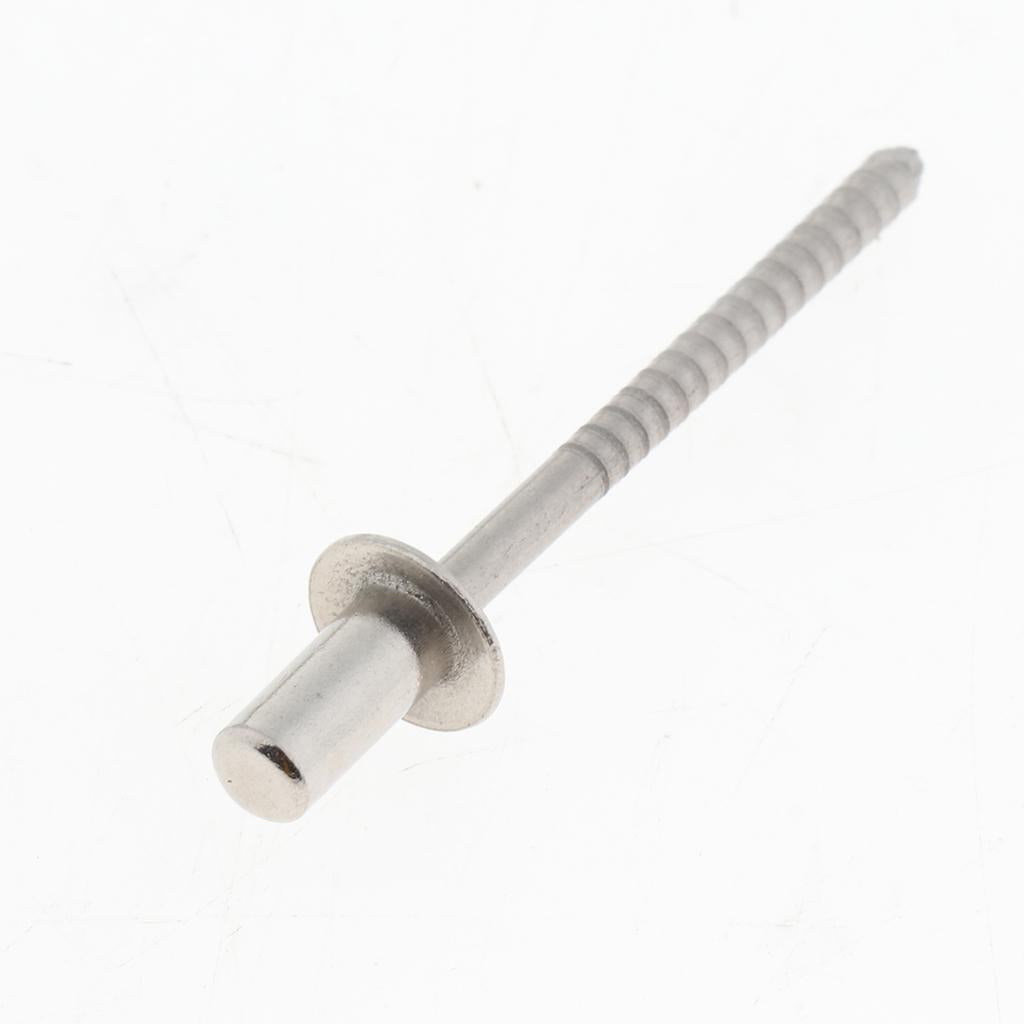 DOME HEAD POP RIVETS OPEN BLIND STAINLESS STEEL 3mm dia 50pcs