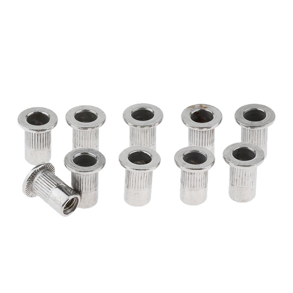 10Pcs/Lot M4-M8 Stainless Steel Metric Thread Rivet Nut Rivnut Inserts Nut M4