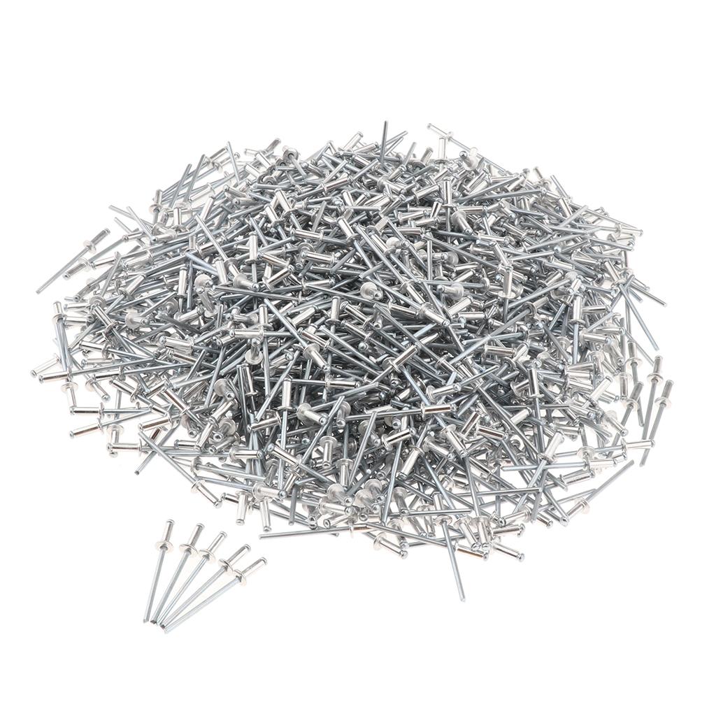 1000 PACK DOME HEAD POP RIVETS OPEN BLIND STAINLESS STEEL 3mm 3.0x9mm