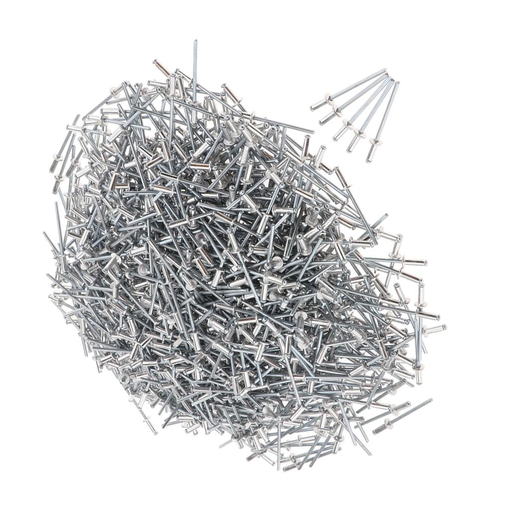 1000 PACK DOME HEAD POP RIVETS OPEN BLIND STAINLESS STEEL 3mm 3.0x8mm