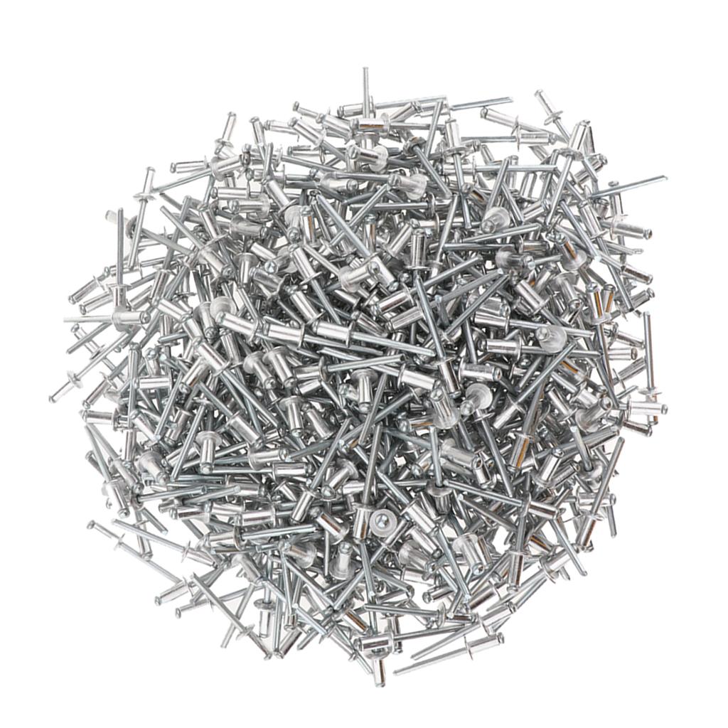 500 PACK DOME HEAD POP RIVETS OPEN BLIND STAINLESS STEEL 5mm 5x8mm