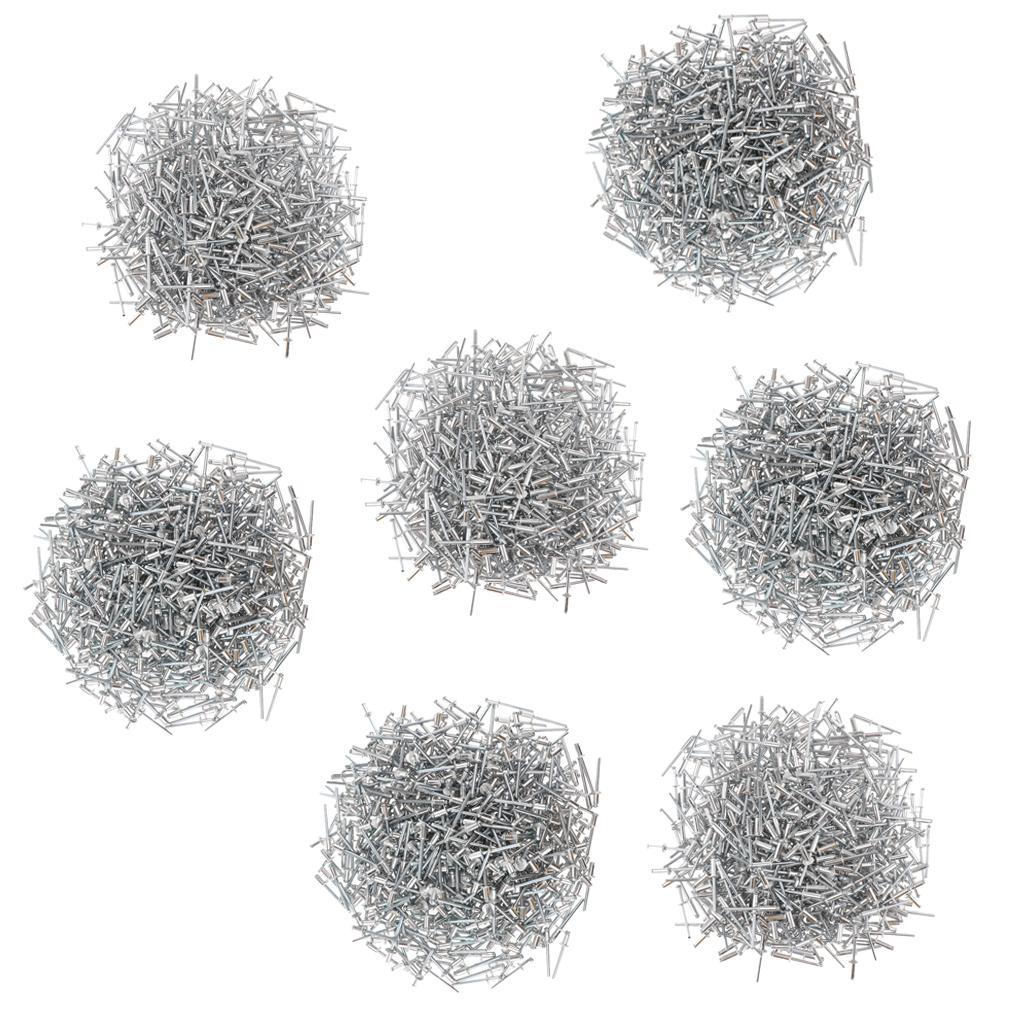 500 PACK DOME HEAD POP RIVETS OPEN BLIND STAINLESS STEEL 4.8mm 4.8x12mm